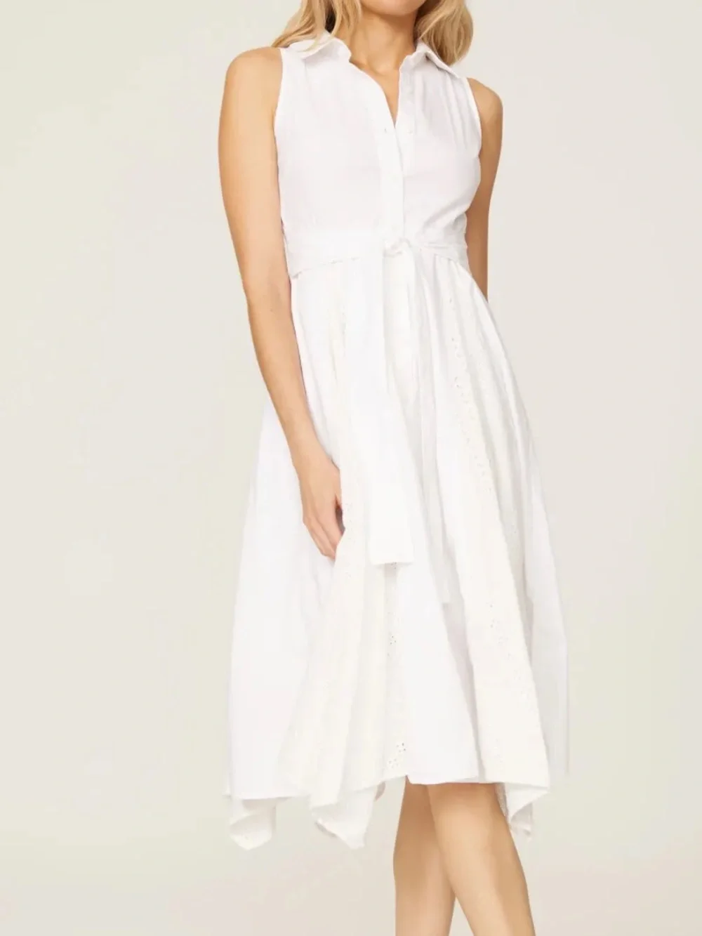 Marissa Webb Classic Sleeveless White Dress Excellent condition size 12